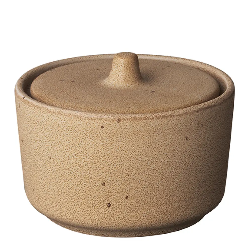 Kumi sukkerskål 6 cm lys brun