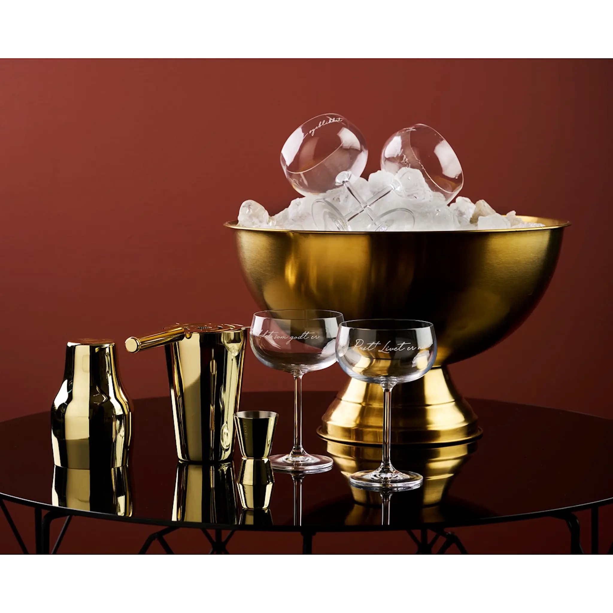 Modern House Sontell cocktailsil Guld