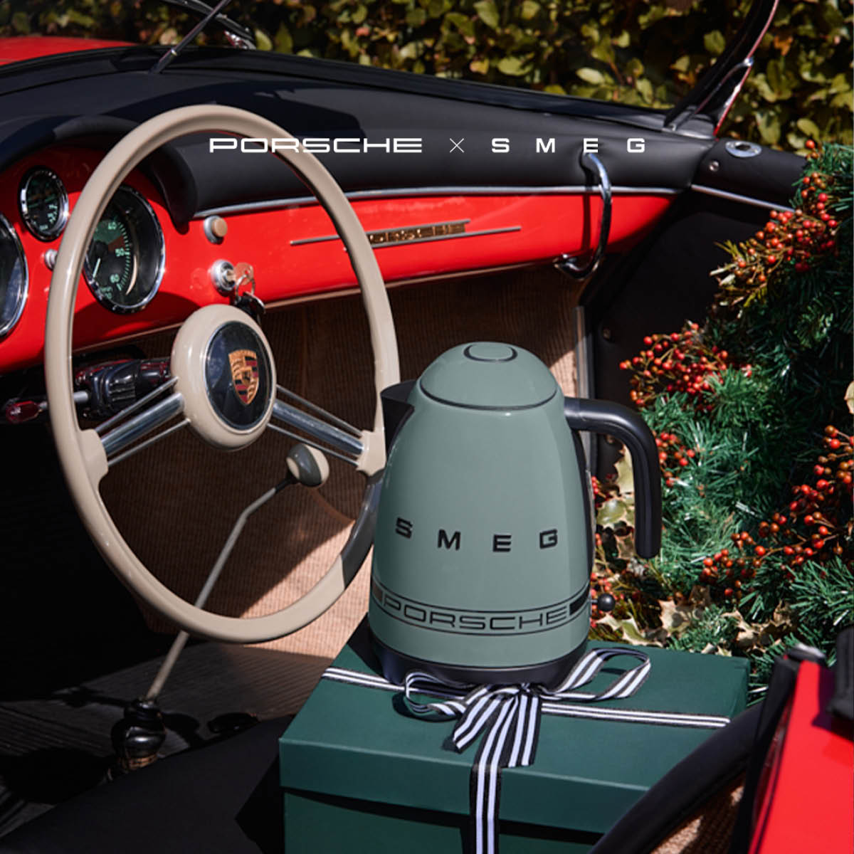 Smeg Smeg x Porsche vattenkokare KLF03P 1,7 L Shade Green