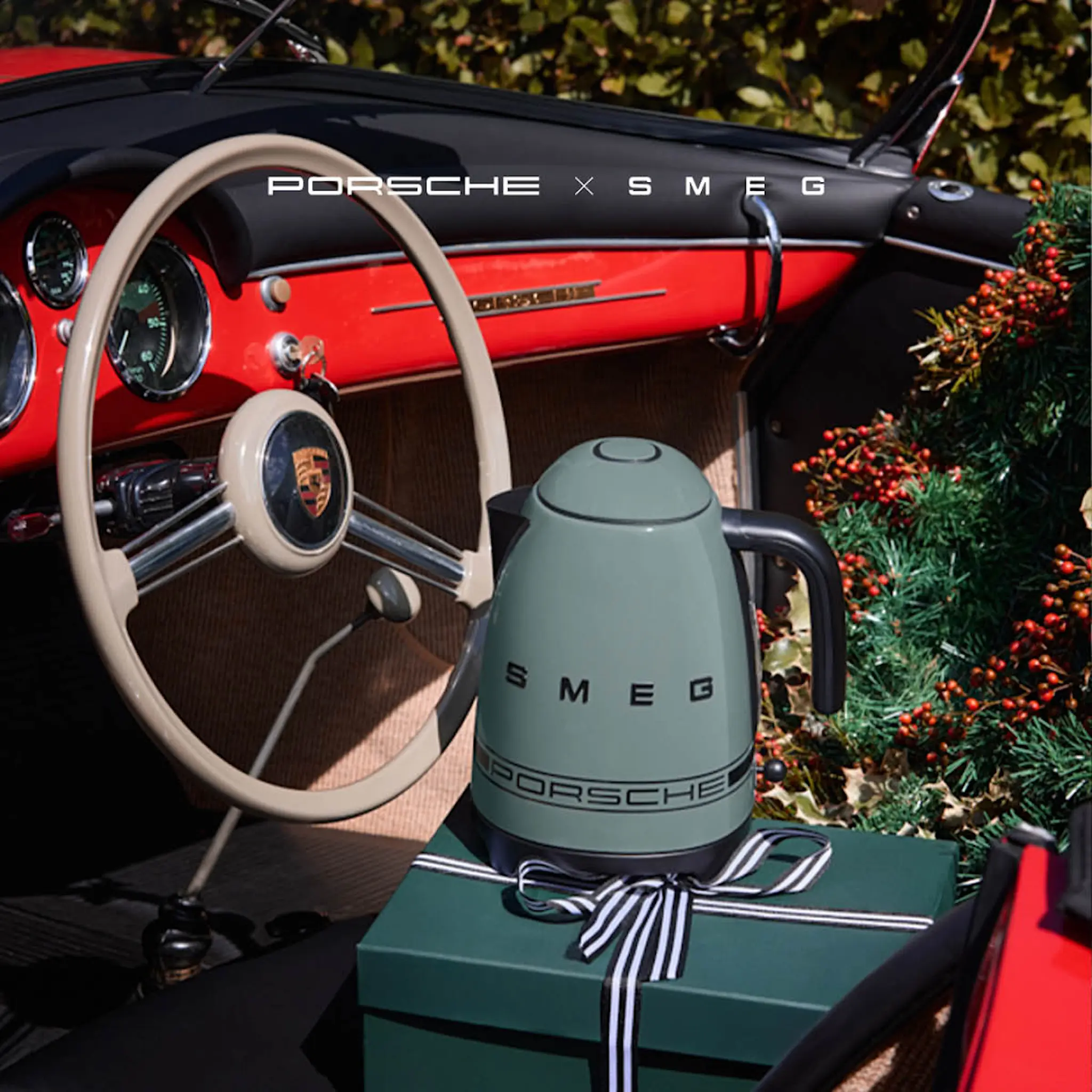 Smeg Smeg x Porsche vattenkokare KLF03P 1,7 L Shade Green