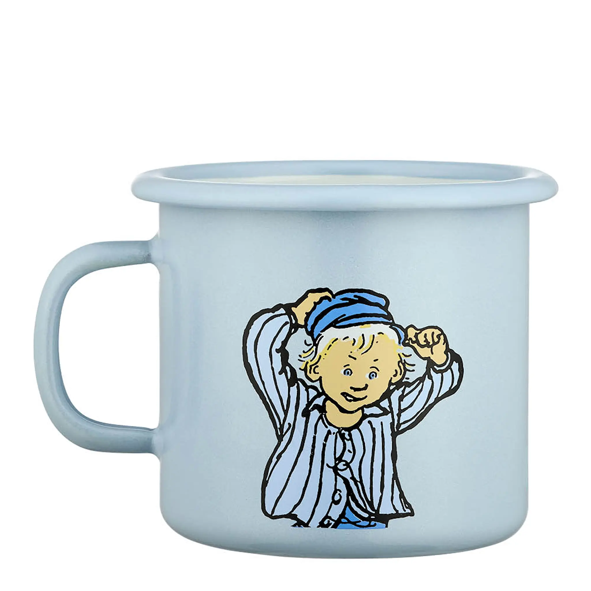 Muurla Emil emaljmugg 25 cl Emil blå