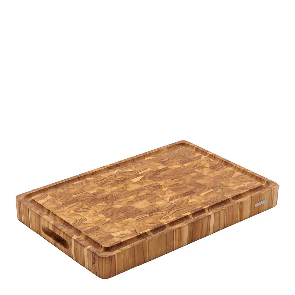 Butcher Block Leikkuulauta 60x40x6 cm endeved teak Leikkuulauta 60x40 cm
