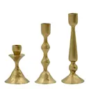 Castle ljusstake 3-pack antik mässing