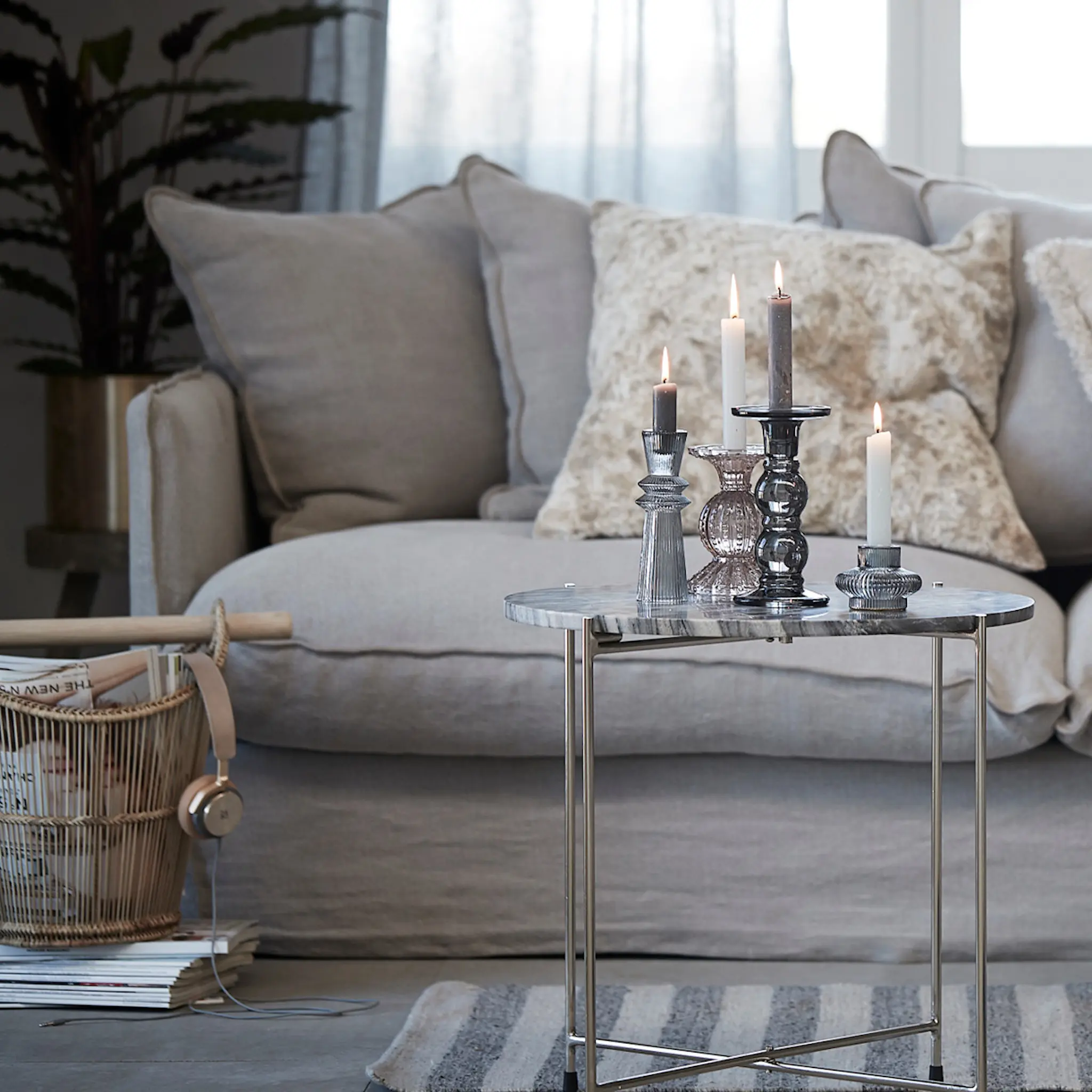 Lene Bjerre Norah Kori 37 cm Luonnonväri