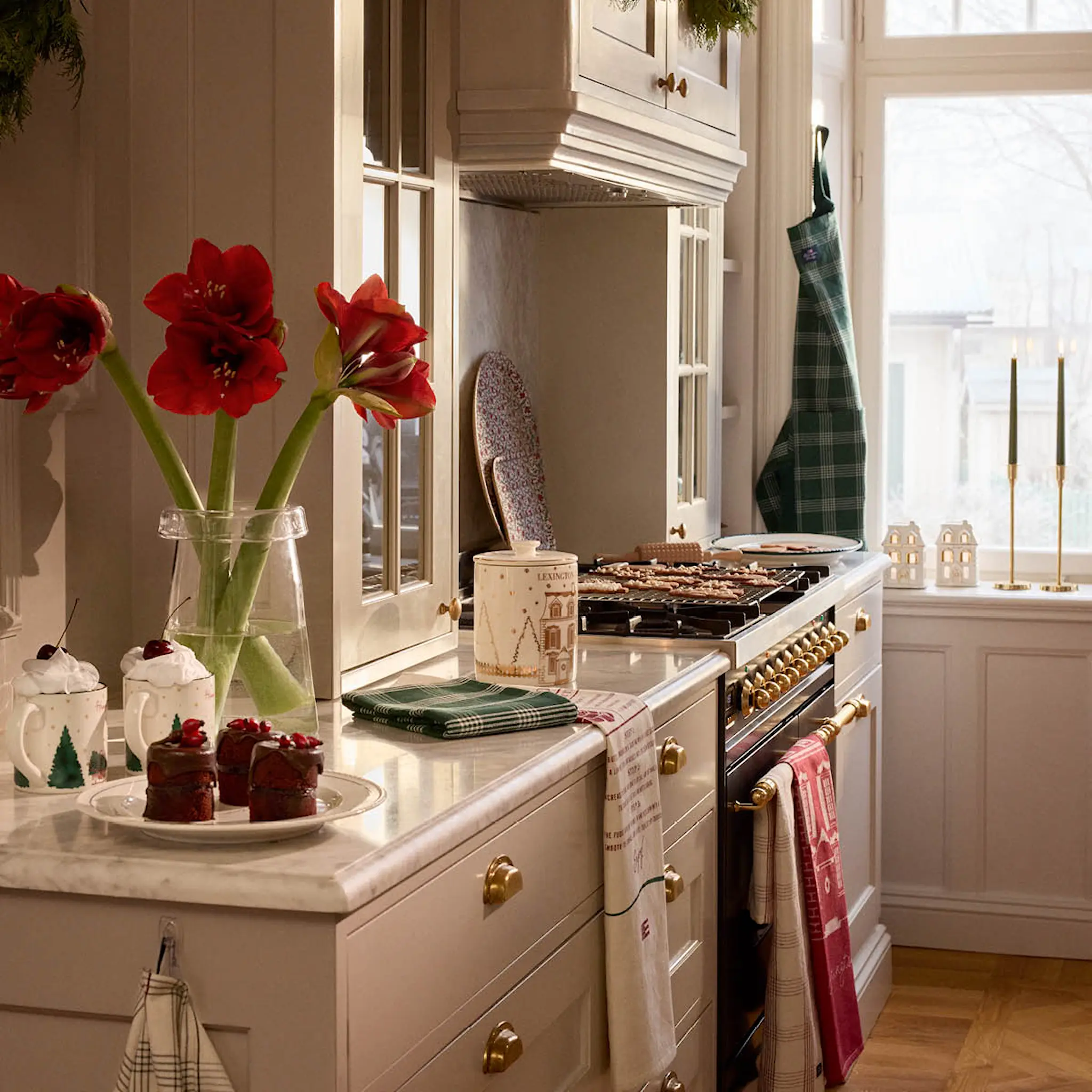 Lexington House Keksipurkki 13x18 cm Valkoinen/Kulta