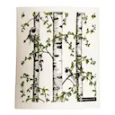 Björkdungen disktrasa 17x20 cm offwhite/grön