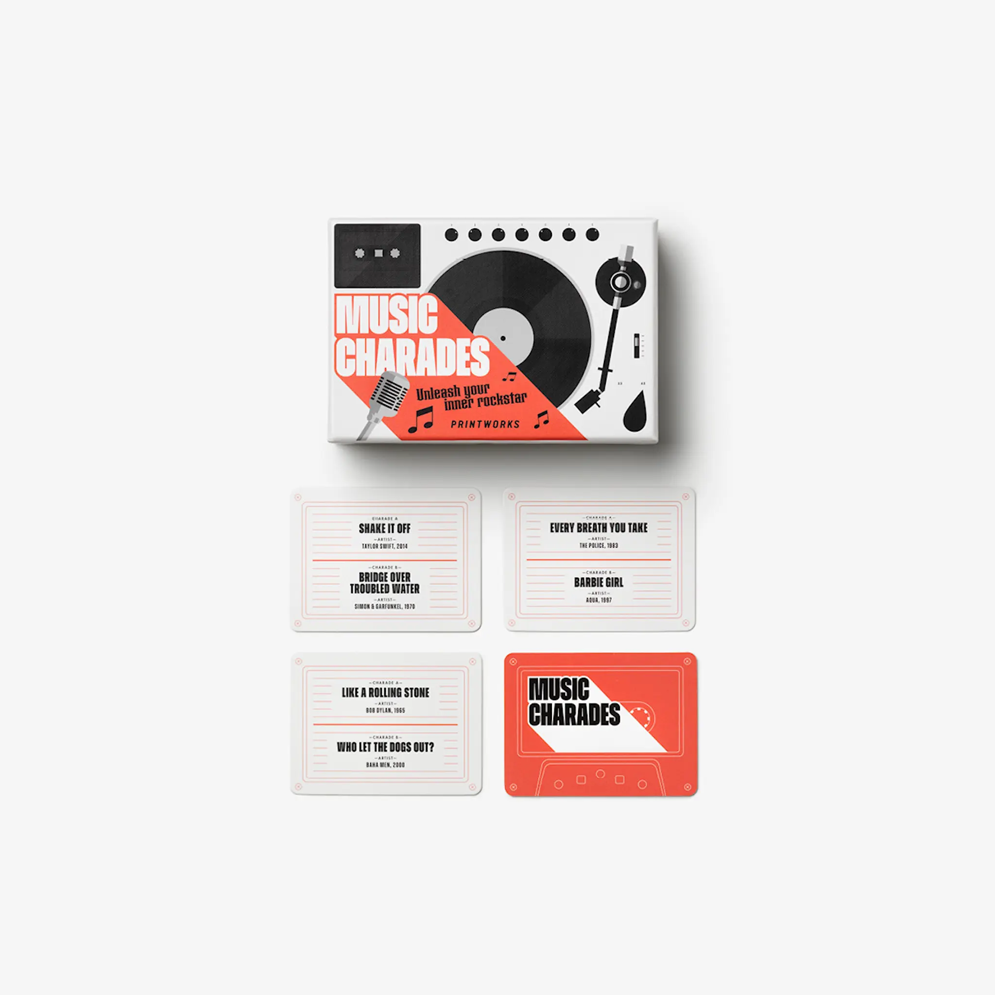 Printworks Spel Music Charades kortspel