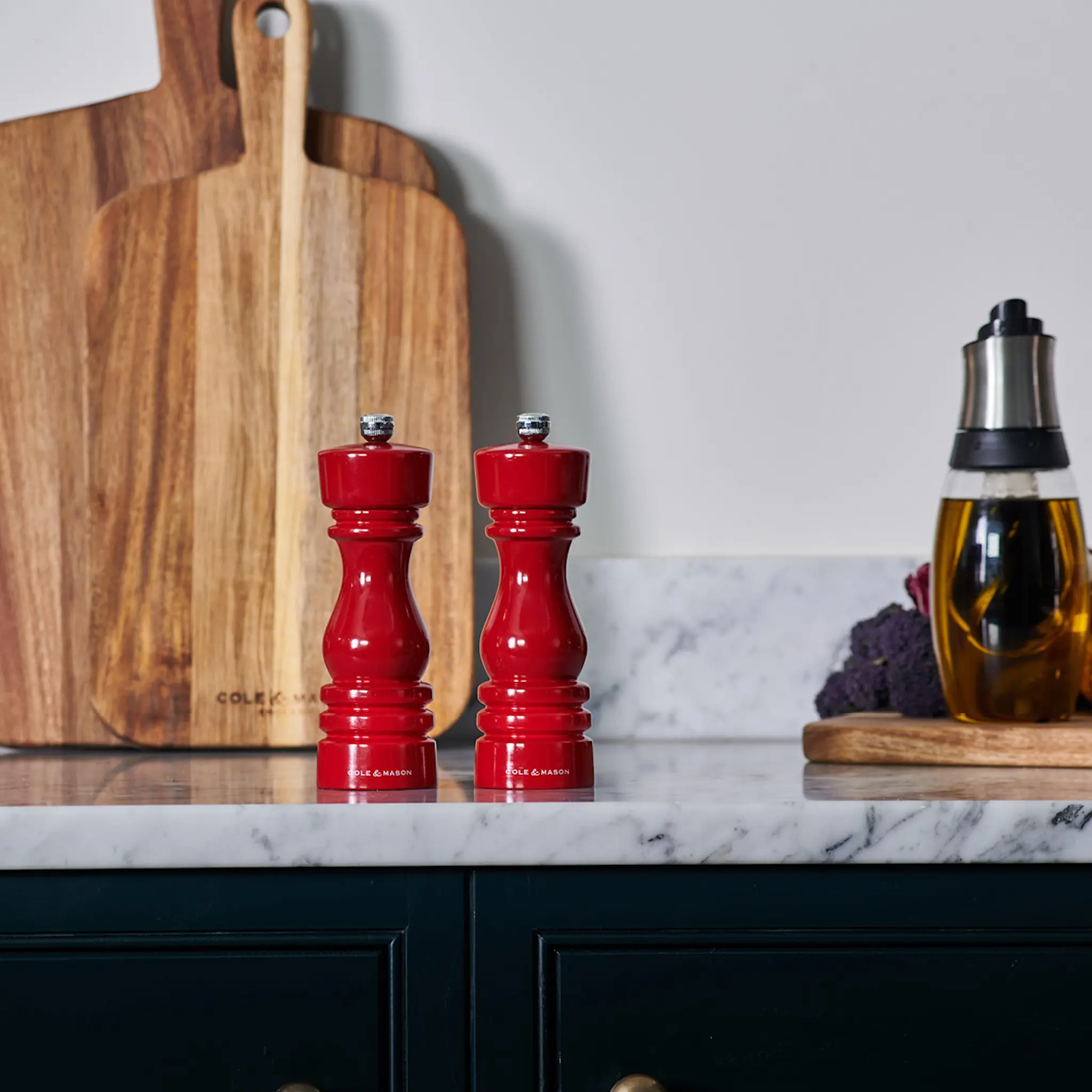 Cole & Mason London pepperkvern 18 cm rød