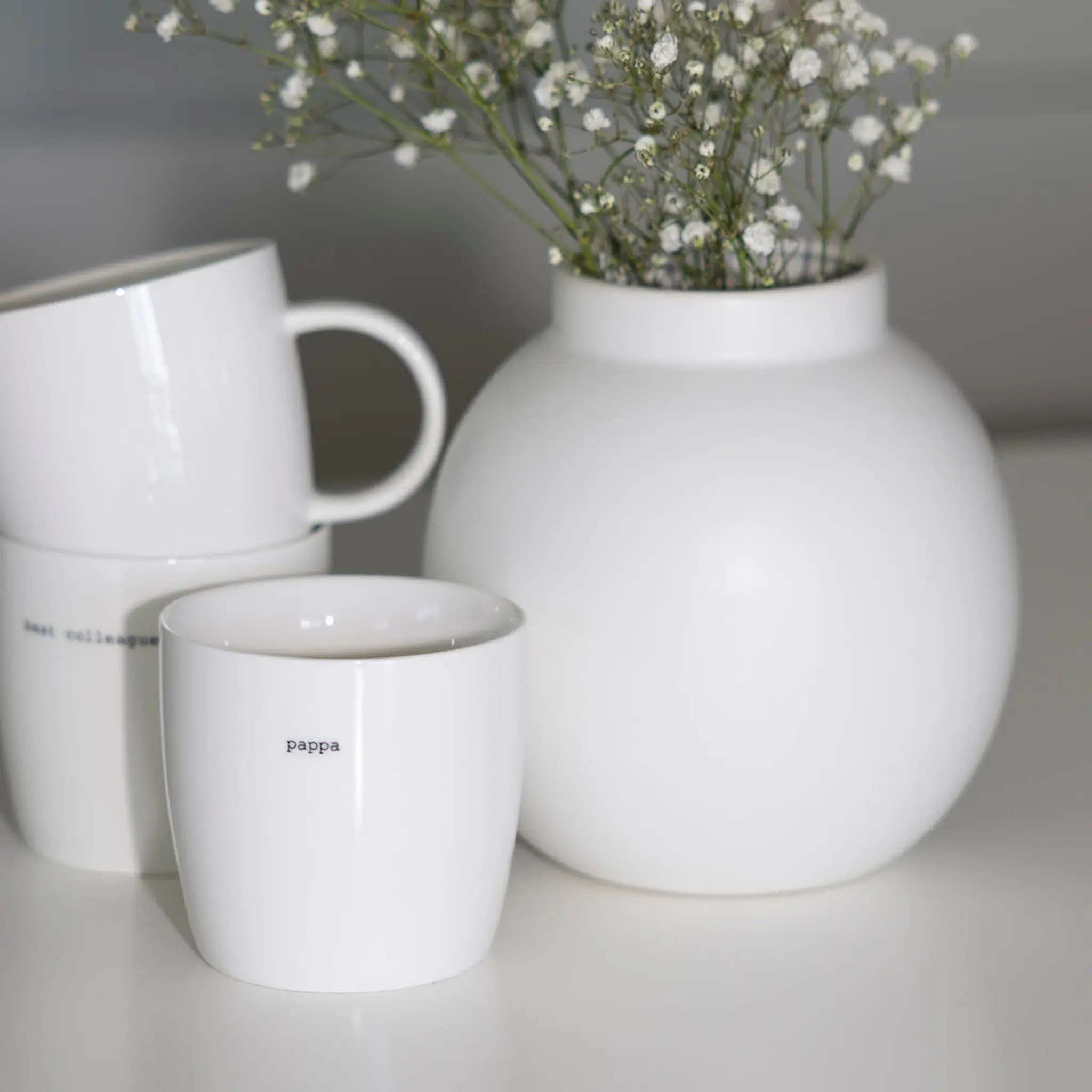 Sögne Home Sögne mugg pappa 30 cl vit
