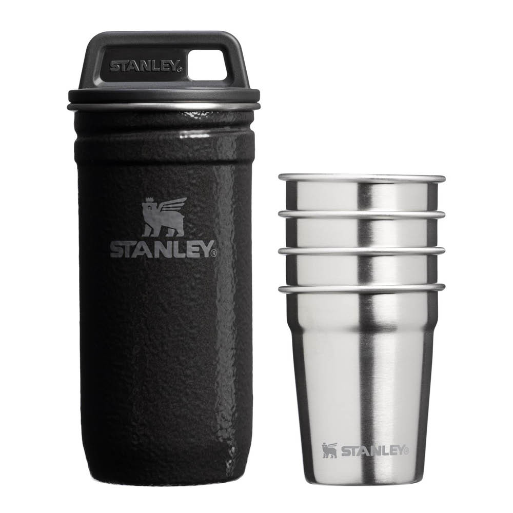 Stanley Adventure shotglass 6 cl 4 stk svart
