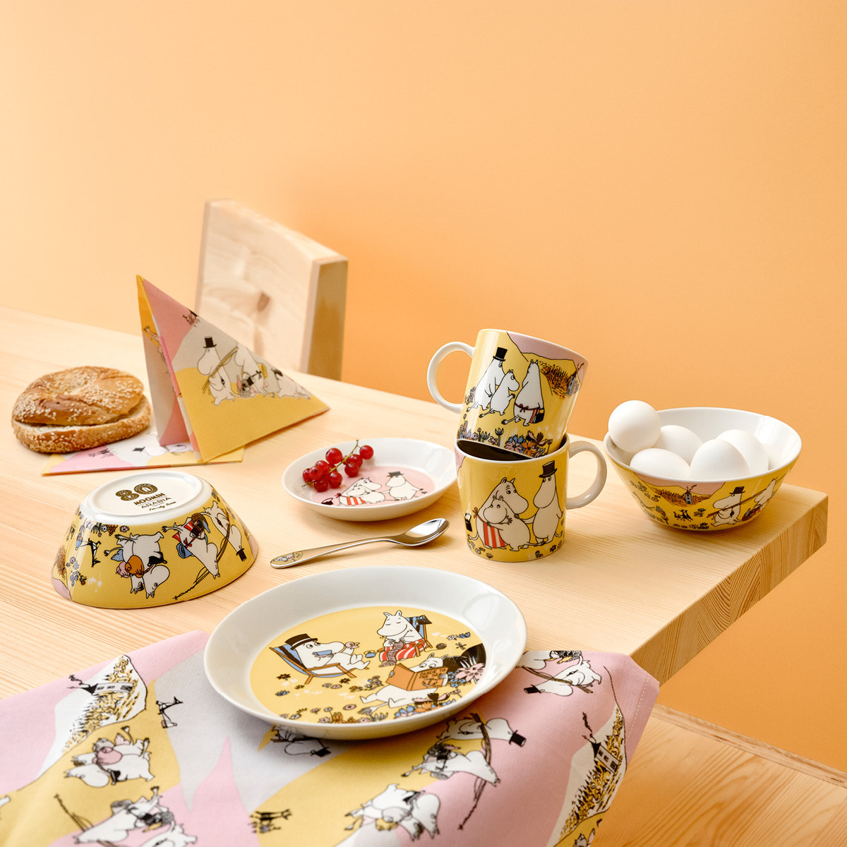 Moomin Arabia Mummi bolle 15 cm Familietid 80 år