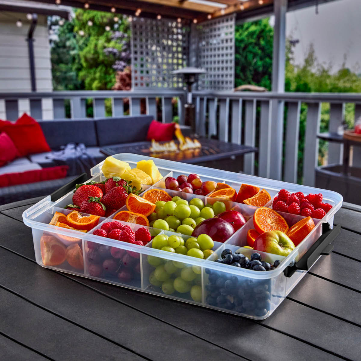 Farberware Snacklebox Eväsrasia 11 lokeroa 30x40,5 cm Valkoinen