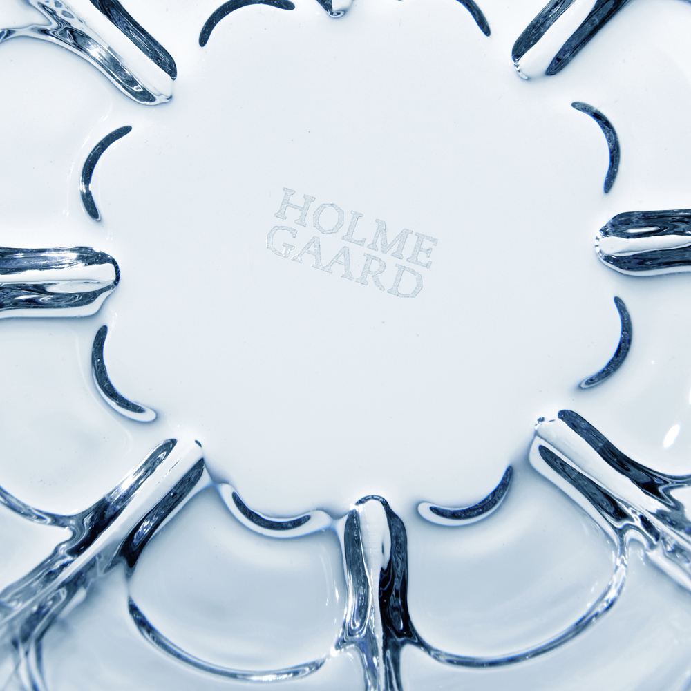 Holmegaard Lily vannglass 32 cl 2 stk blue iris