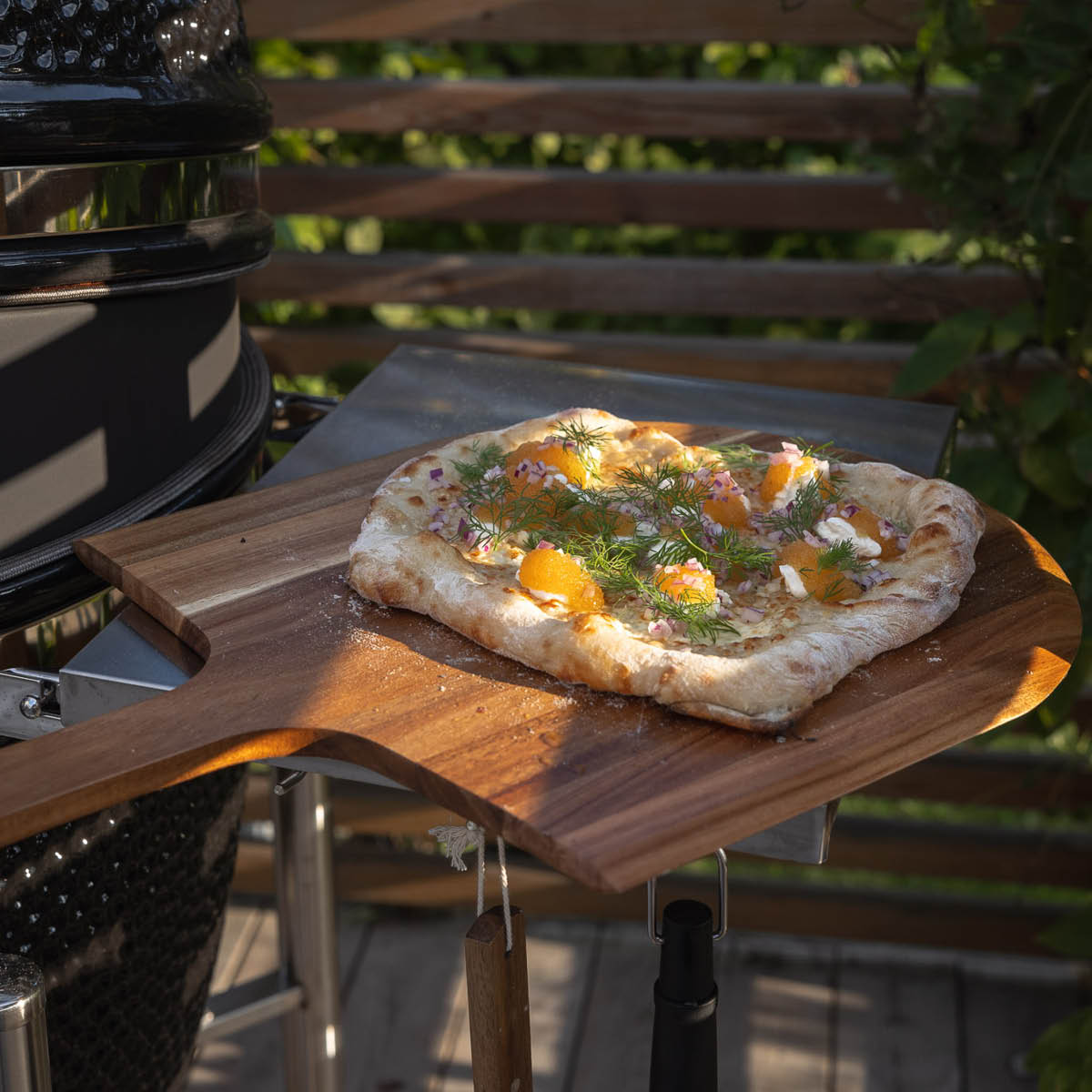 Kamado SUMO Pizzaspade 55x35,5 cm akasie