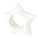 Sjöstjärna servettring 8x8 cm vit