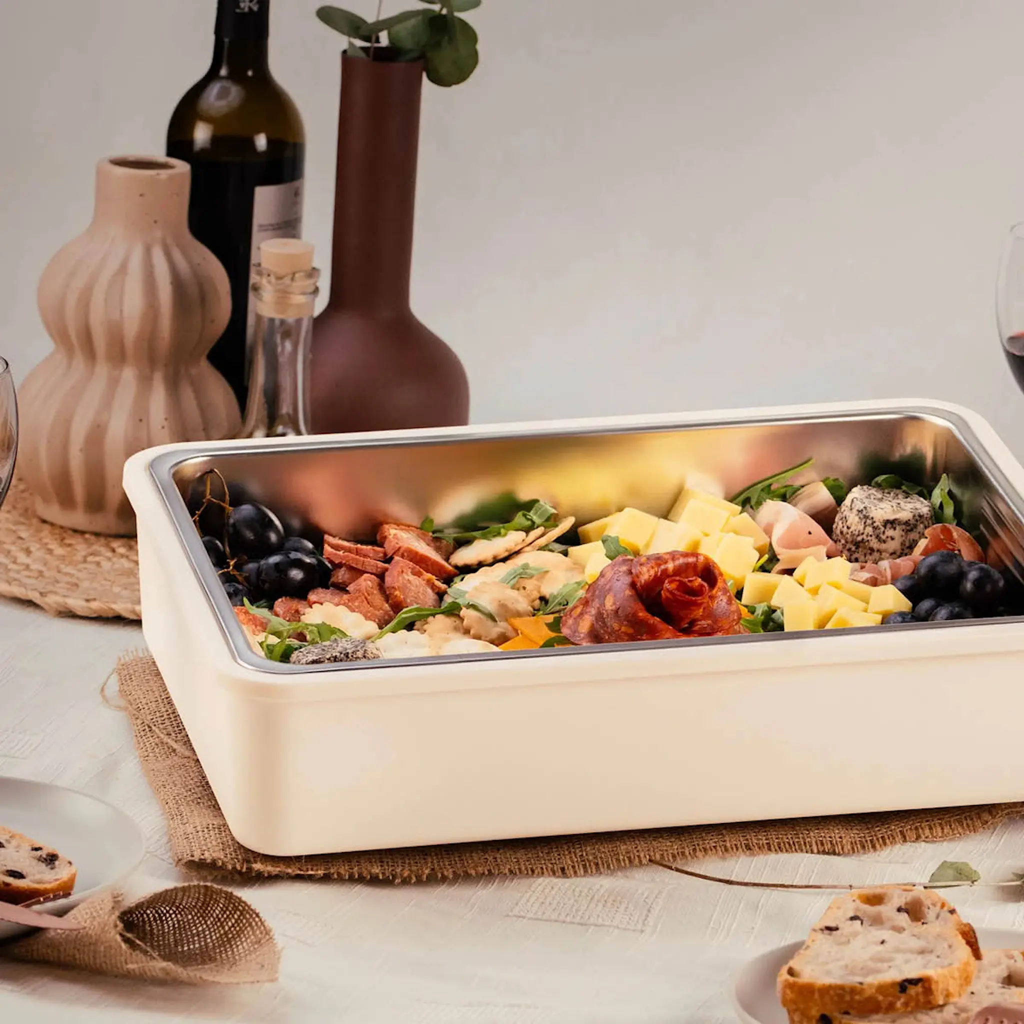Platterbox Matboks isolert med kjøling 5,5L Salty Pebble