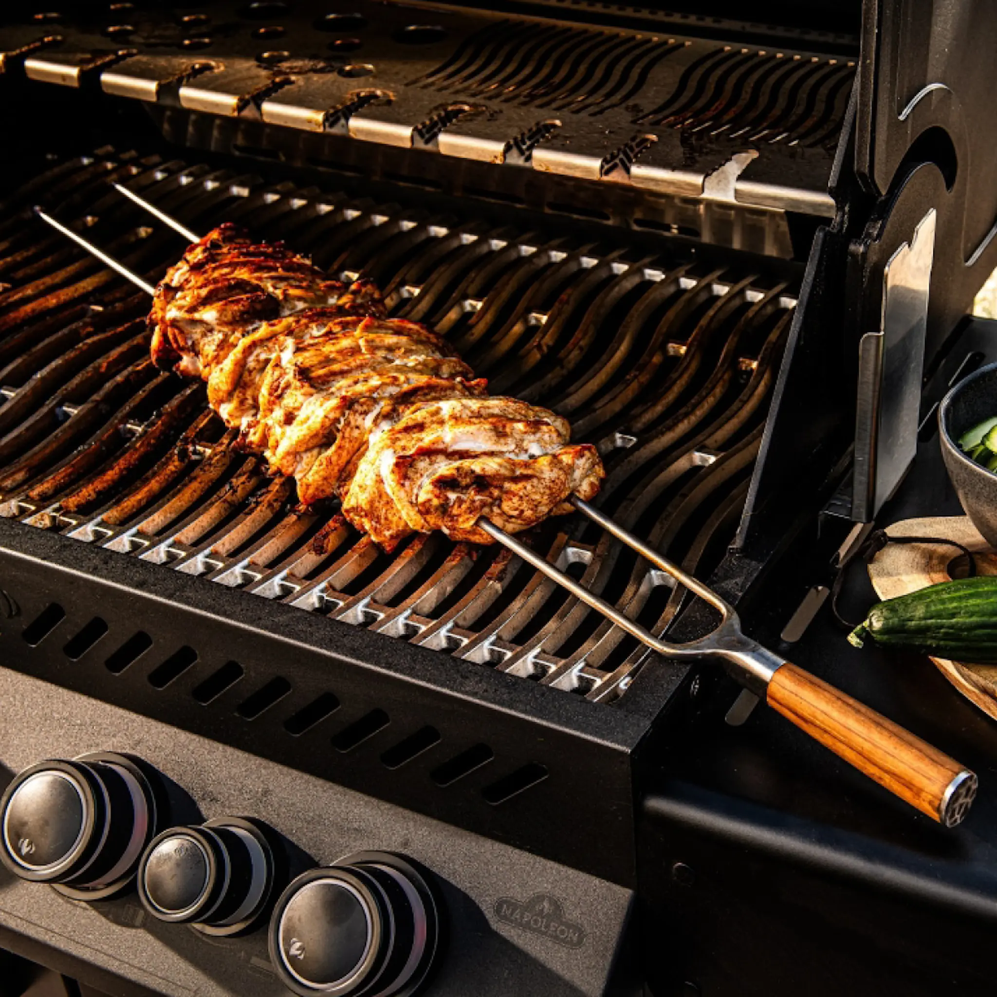 Forged Grillspett 70 cm churrasco