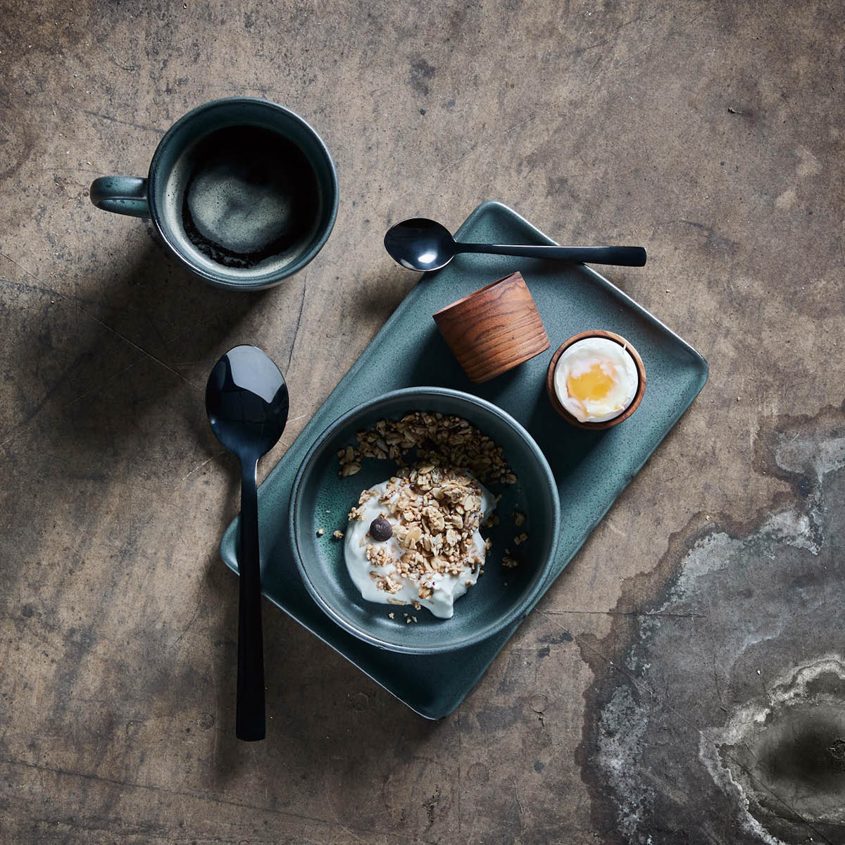 Aida Raw Mugg med öra 35 cl Northern Green