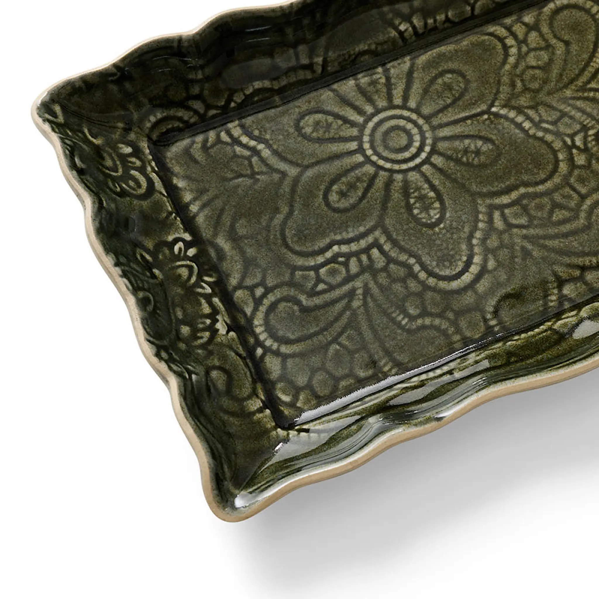 Sthål Arabesque serveringsfat 33x13 cm shadow
