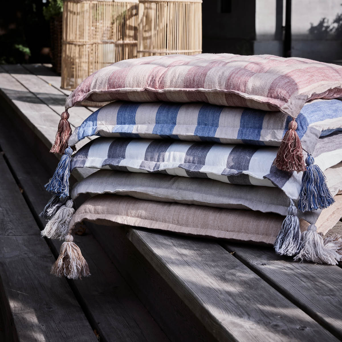 Lene Bjerre Felima sittepute 45x45 cm tigers eye/rose tan