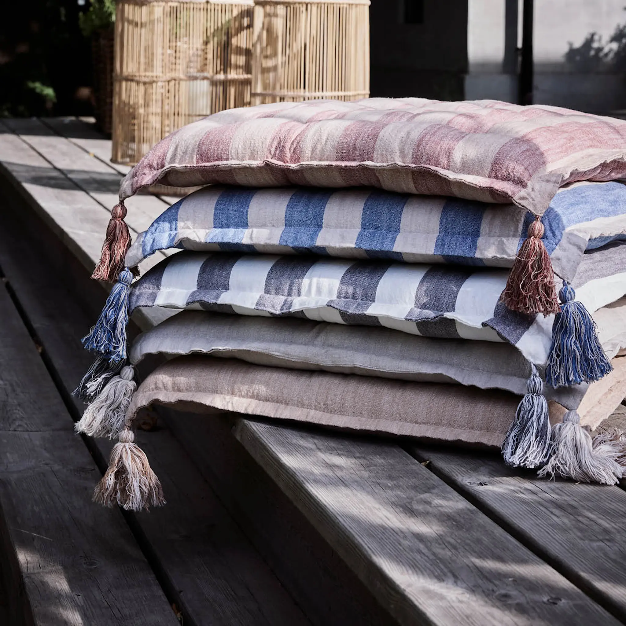 Lene Bjerre Felima sittepute 45x45 cm tigers eye/rose tan