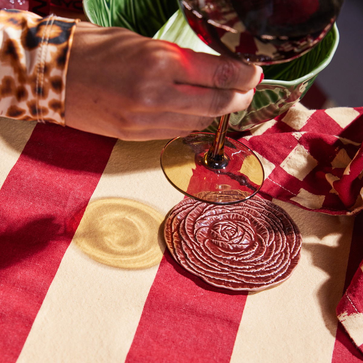 ByOn Fruity Lasinalunen Veggie 2 kpl Viininpunainen