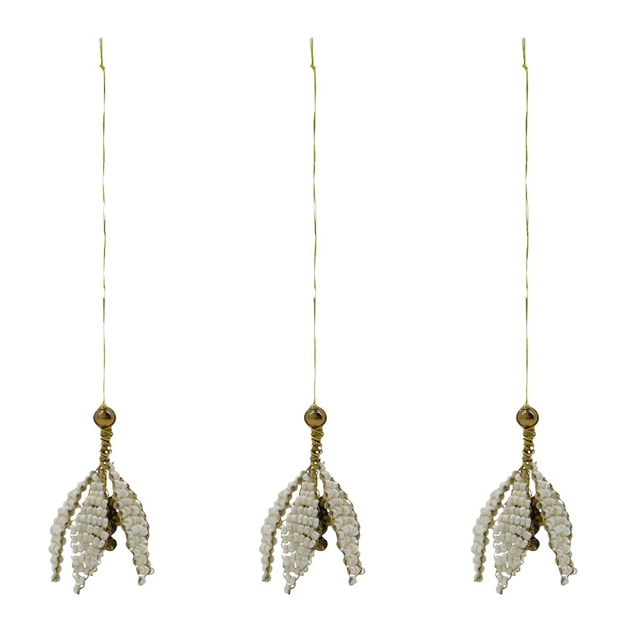 House Doctor Bell Pääsiäiskoriste 3 kpl Offwhite/Kulta