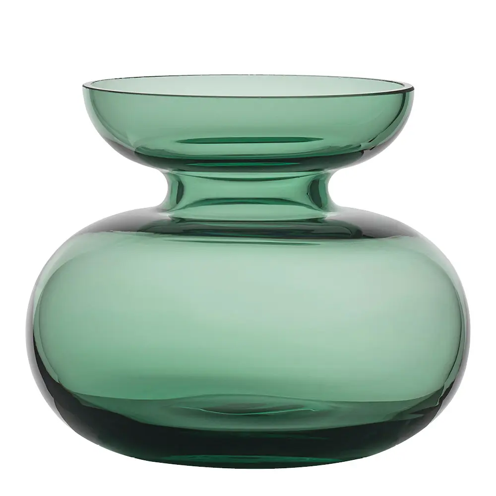 Inu vase 11x9 cm moss green