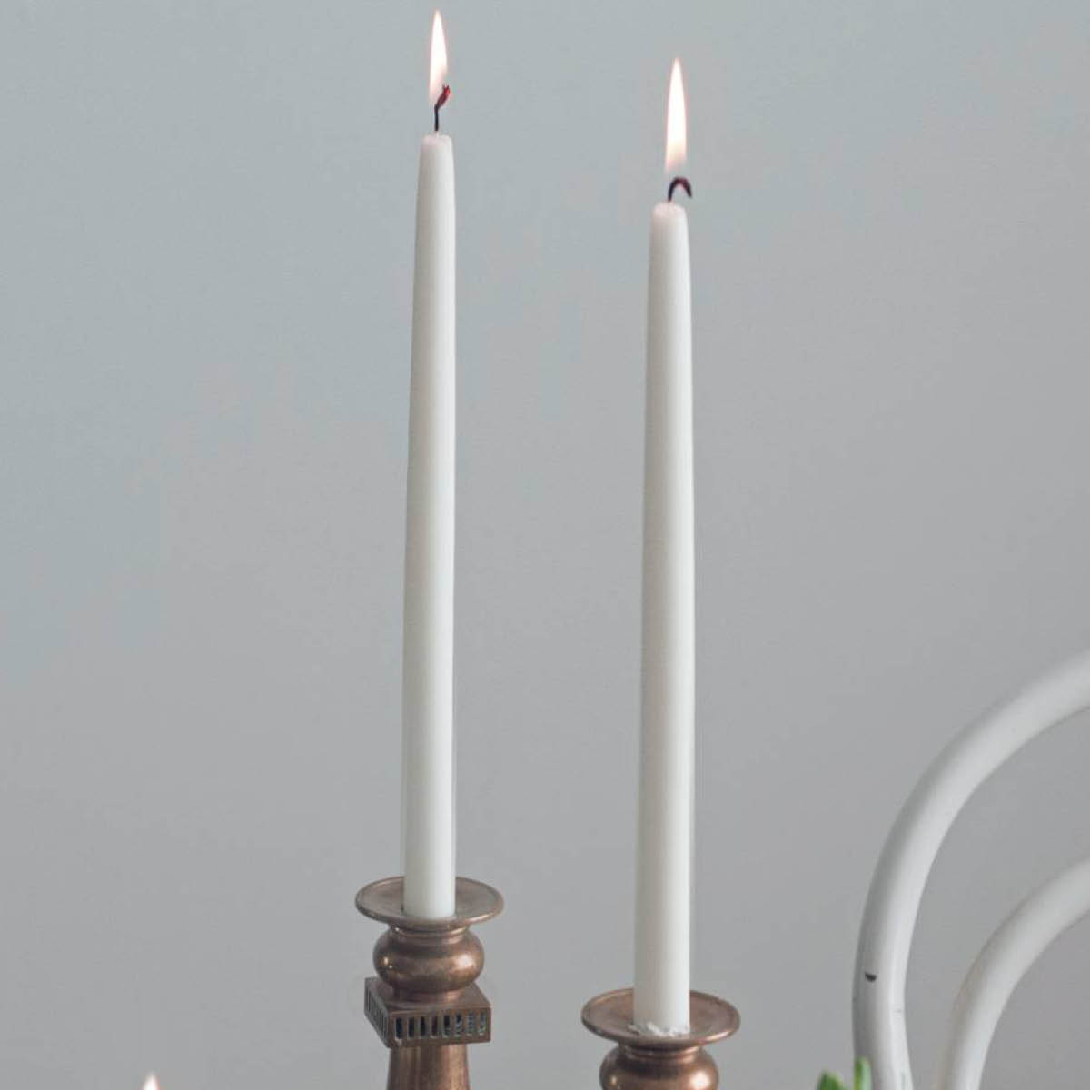 Liljeholmens Sofia långa antikljus 36 cm 4-pack vit