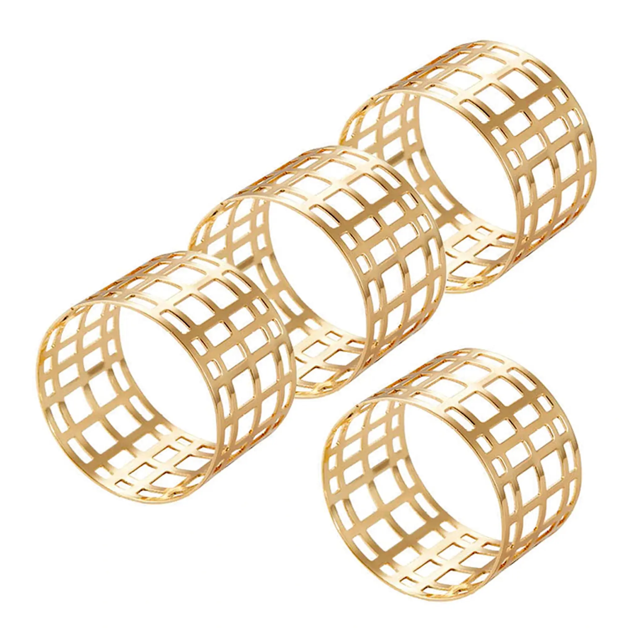Dorre Servina Servettringar 4,5 cm 4-pack Mässing