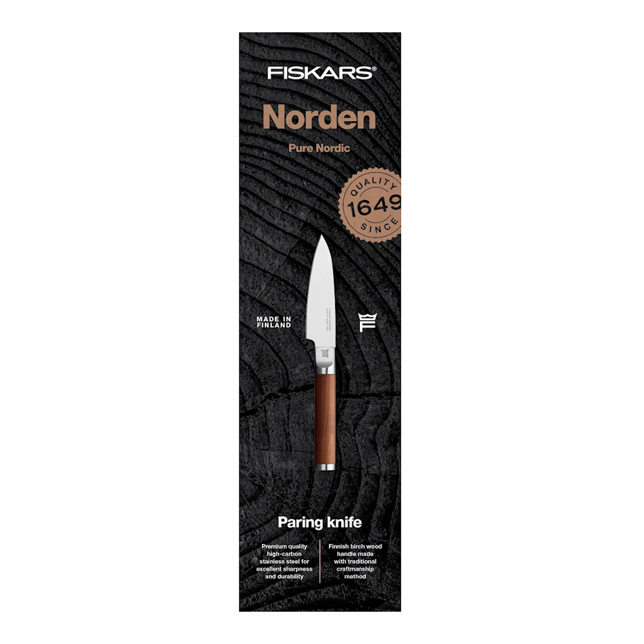 Fiskars Norden Vihannesveitsi 9 cm