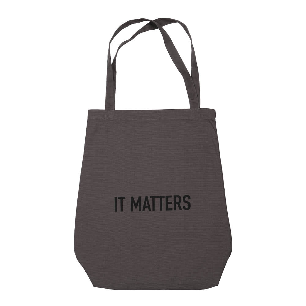 The Organic Company Tygväska 50x35 cm mörkgrå