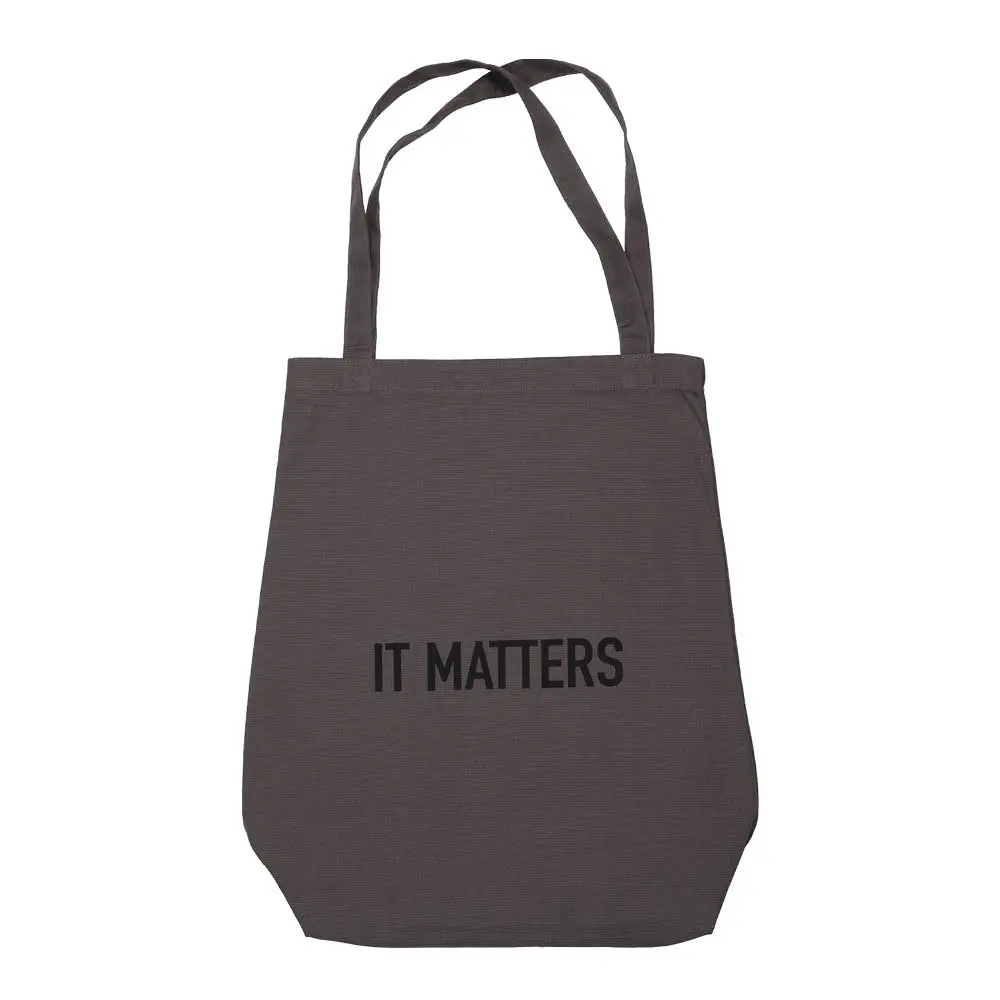 Uudelleenkäytettävä ostoskassi 50x35 cm tummanharmaa