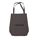 Återanvändbar shoppingkasse 50x35 cm mörkgrå