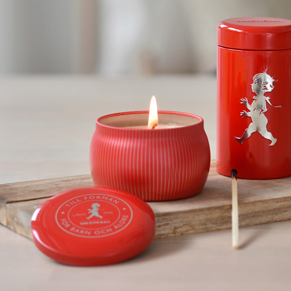 SOLSTICKAN Doftljus Solstickan Kanel & Apelsin Röd