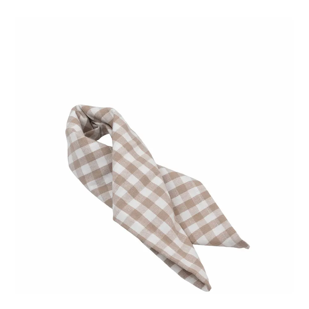 Serviett 45x45 cm beige/hvit