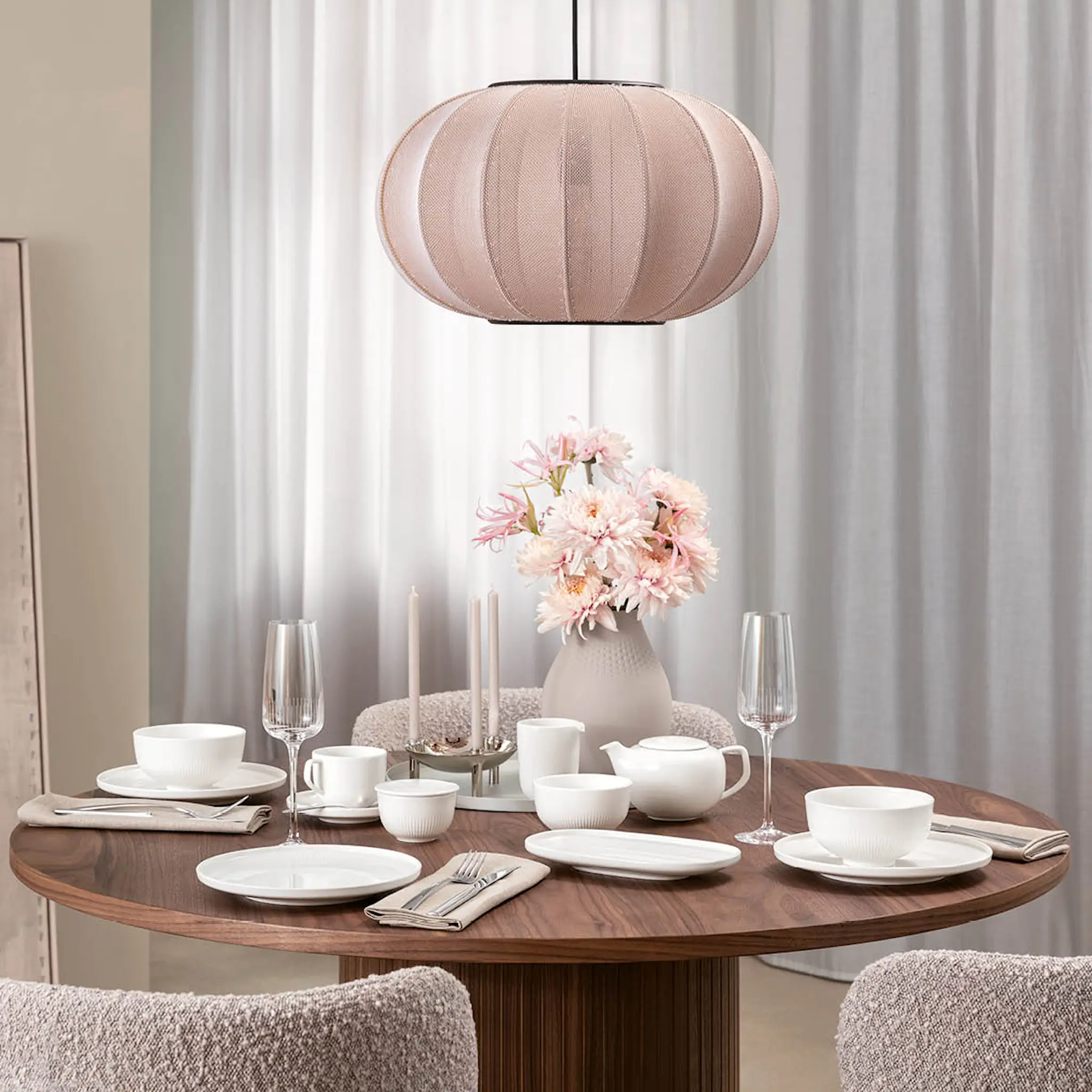 Villeroy & Boch Afina Sokerikulho 9 cm Valkoinen