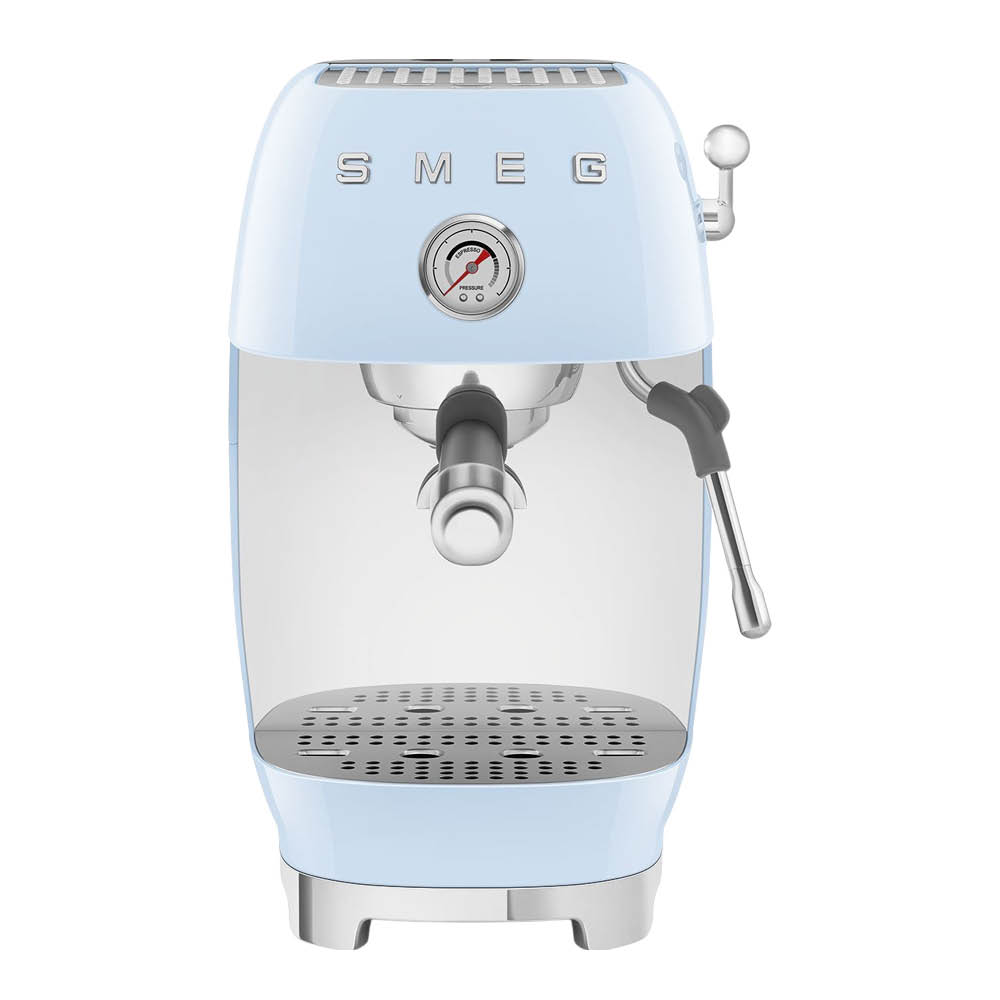 Smeg - Smeg Manuaalinen Espressokone Cold Brew -toiminnolla ECF03 Sininen