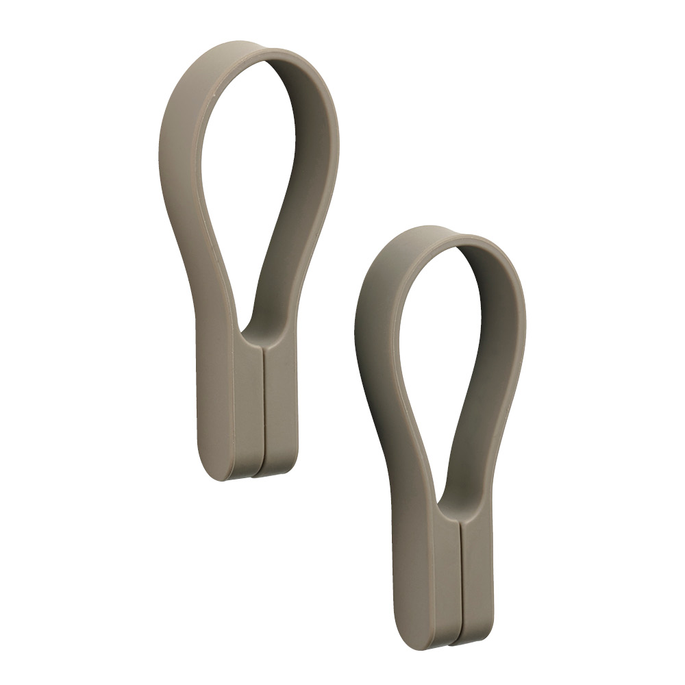 Zone Denmark - Loop Pyyhehihna magneetilla 2 kpl Taupe