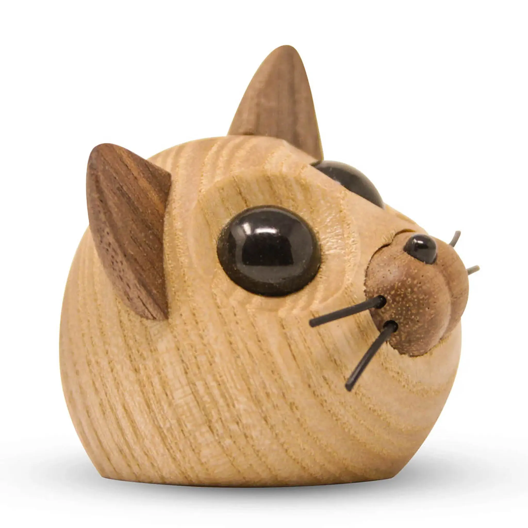 FableWood Puufiguuri Kissanpentu Figaro 6 cm Saarni/Pähkinä