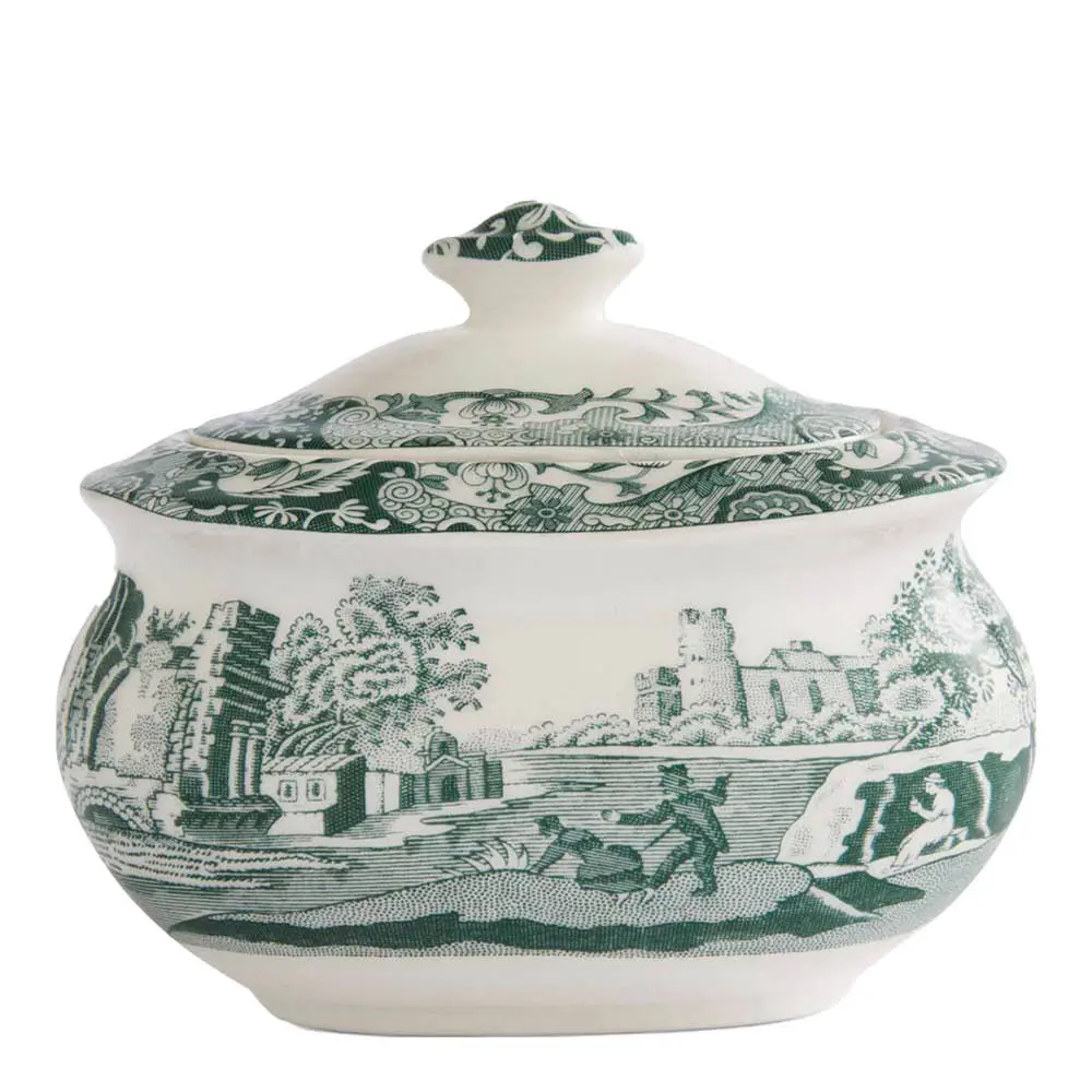 Heritage Green Italian Sokerikulho 0,25 L Vihreä/Valkoinen