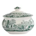 Heritage Green Italian sockerskål 0,25 L grön/vit
