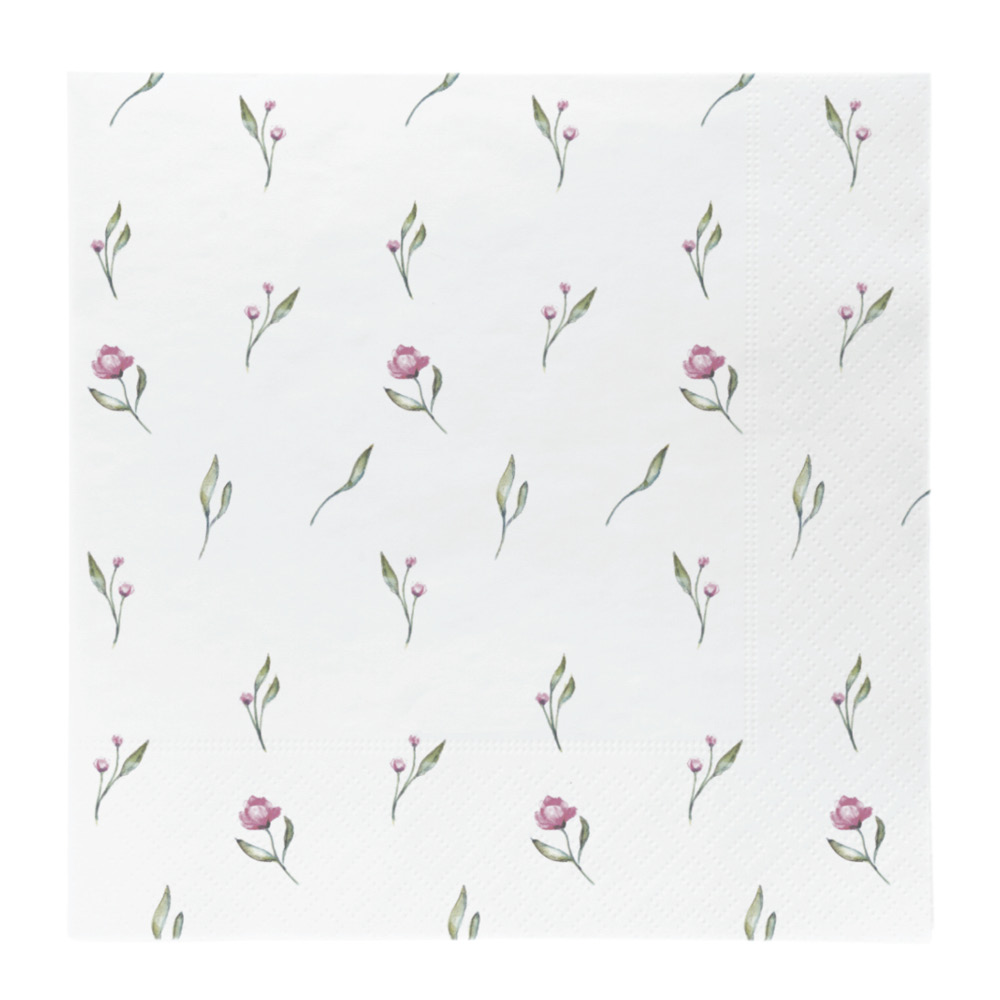 Sögne Home - Servetti 33x33 cm 20 kpl Kesäkukka