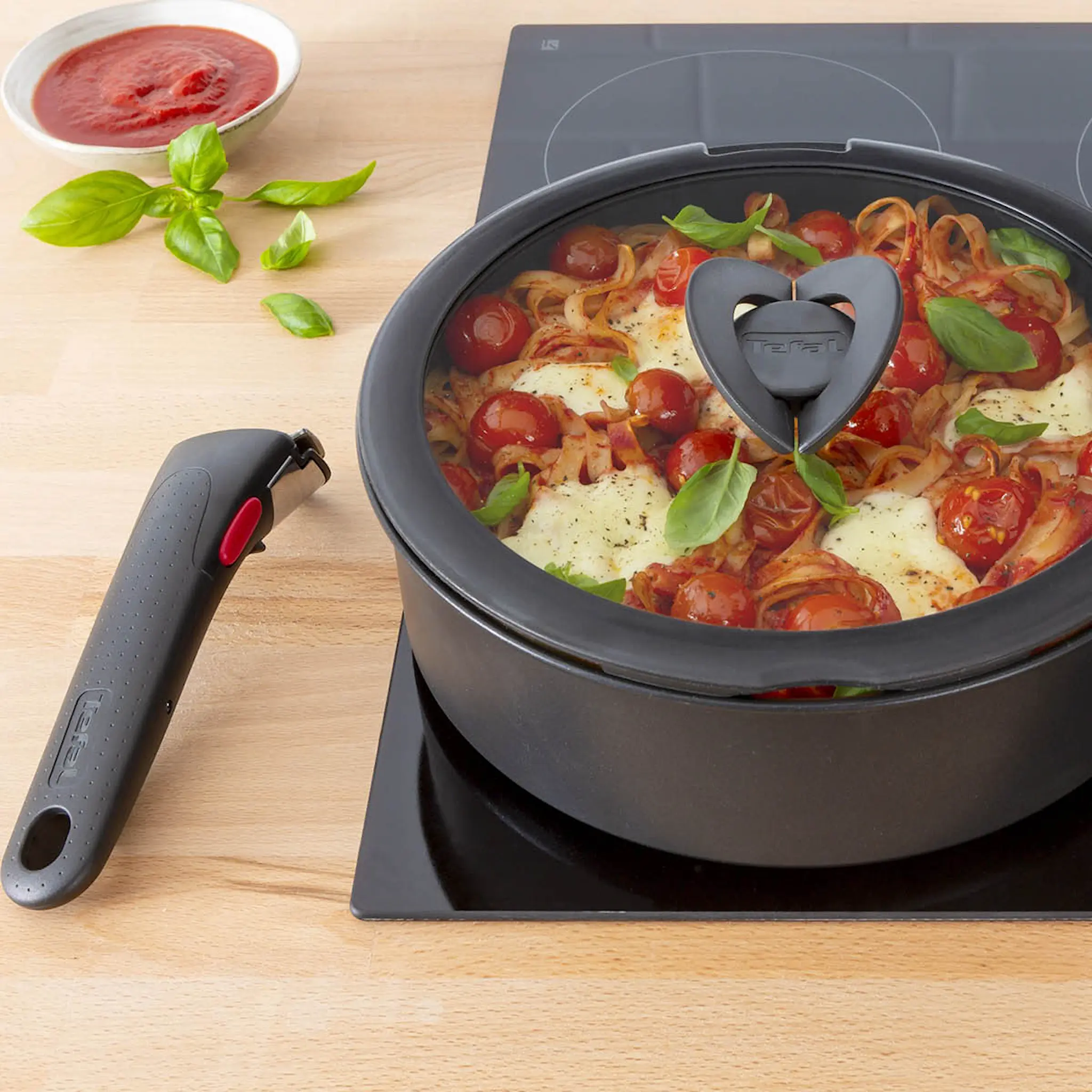 Tefal Ingenio Lasikansi 28 cm Musta