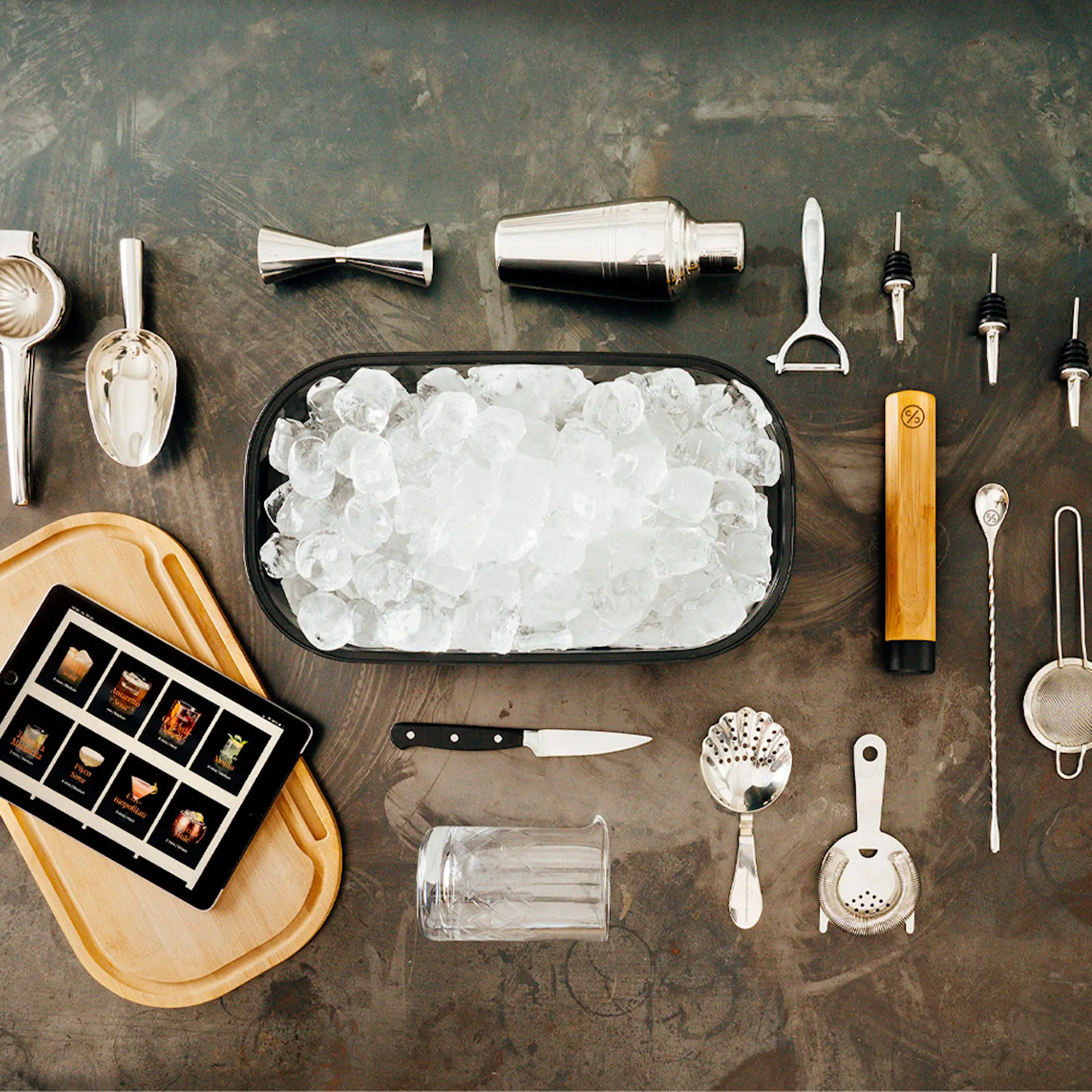 Cocktail Club Cocktail Club Drinkkisetti 17 osaa Musta