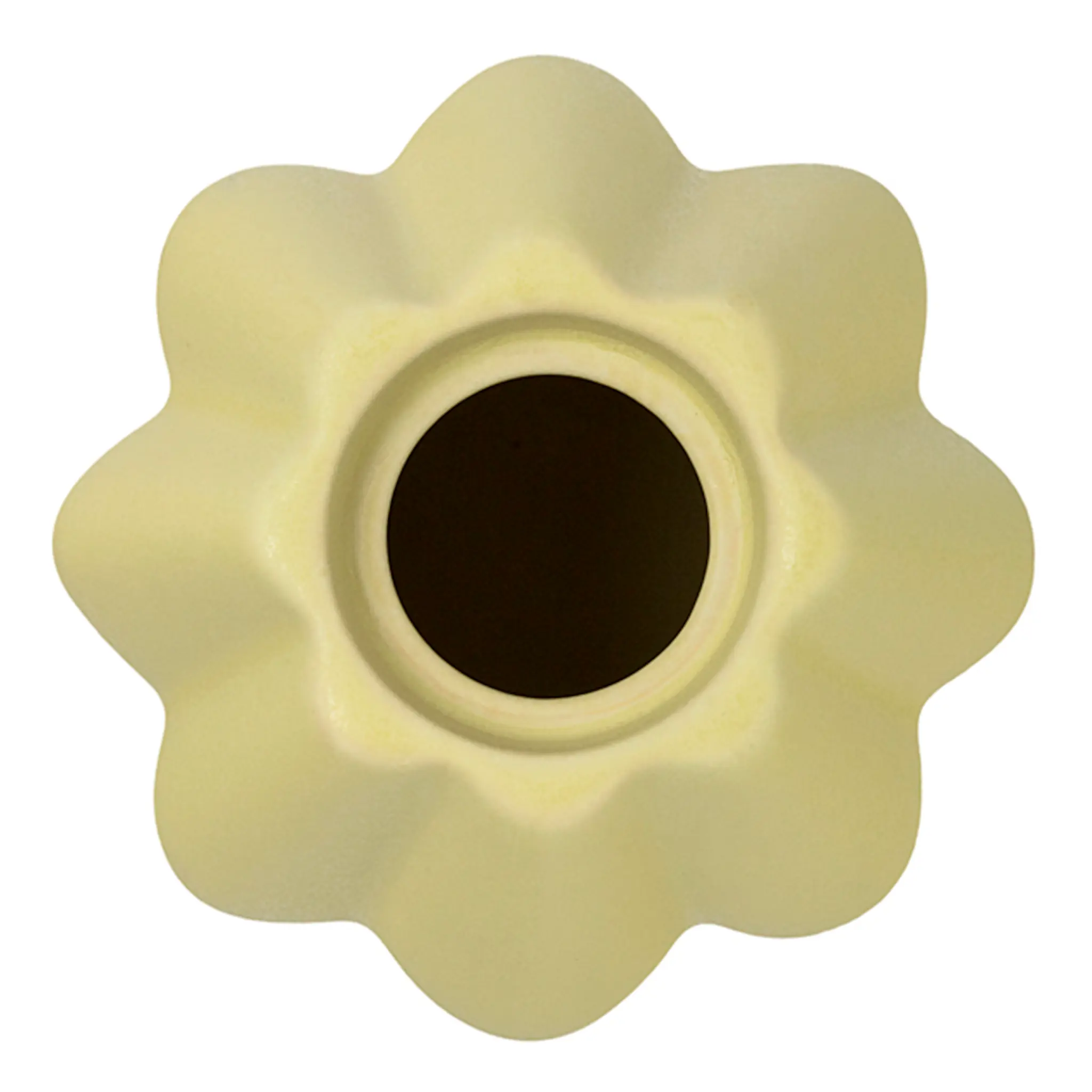 PotteryJo Birgit Vas/Ljusstake 14 cm Pale Yellow