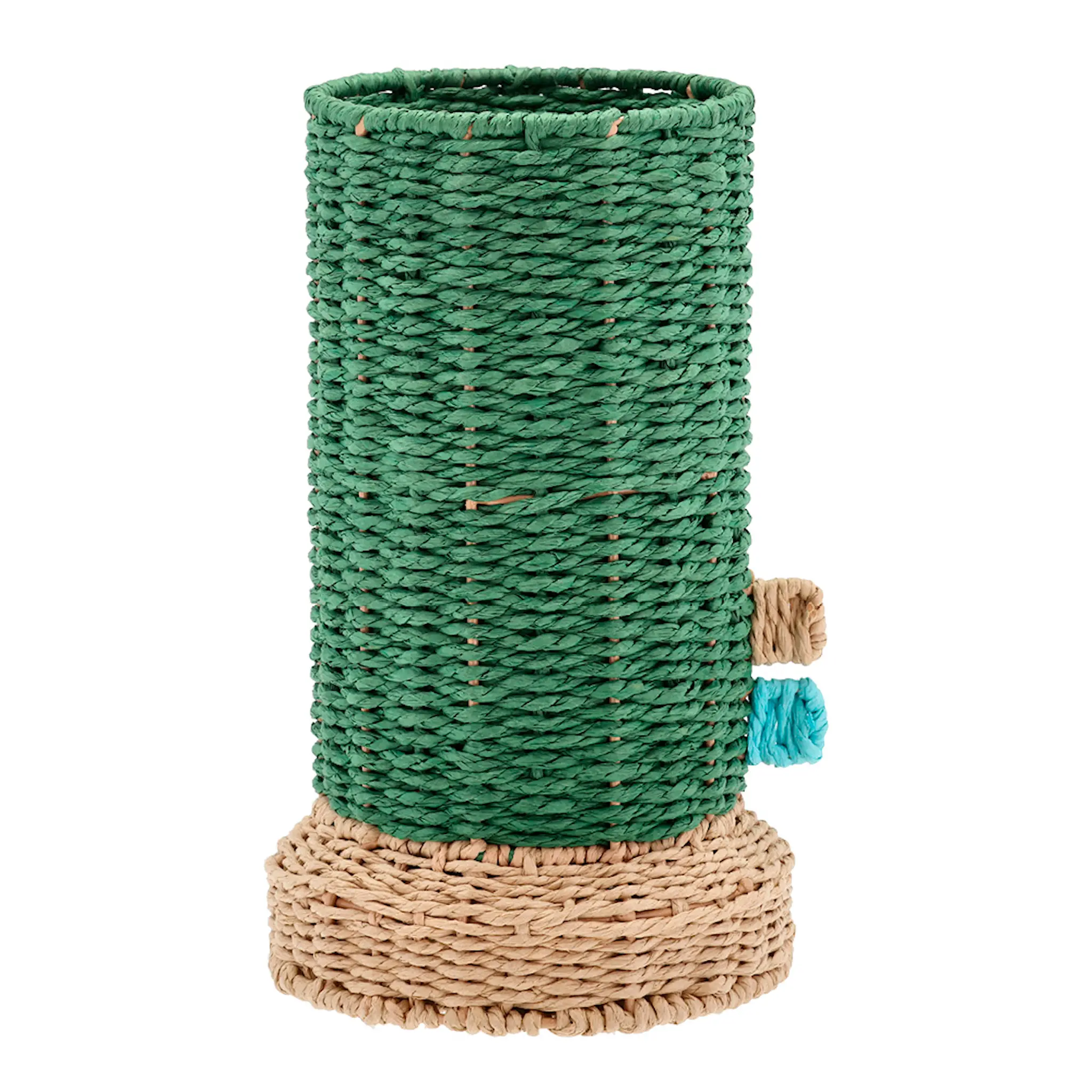 Villa Collection Styles Vas med glasbehållare 28 cm Grön