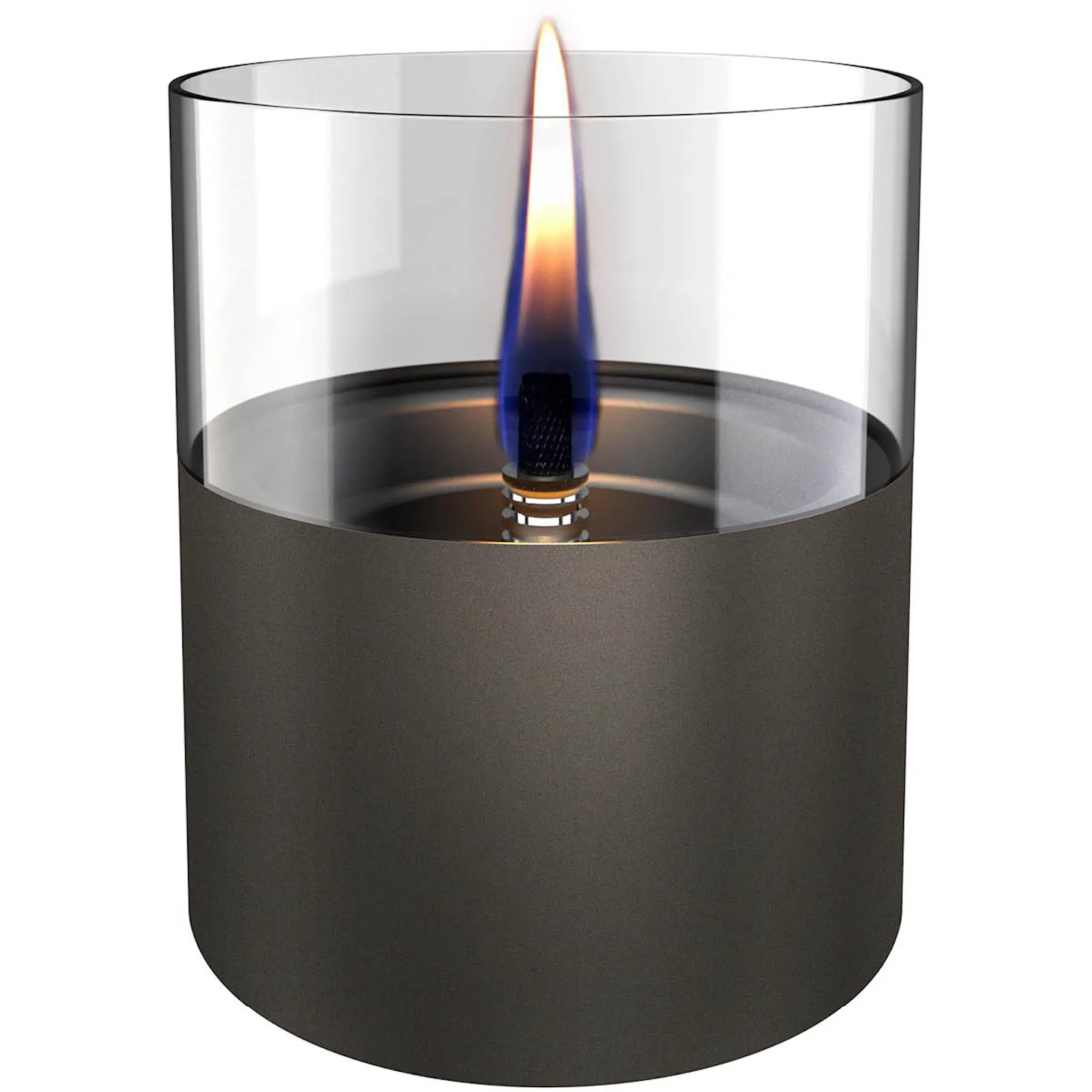 Tenderflame Lilly Bordslykta Presentset 8 cm + 10 cm  Gun Metal