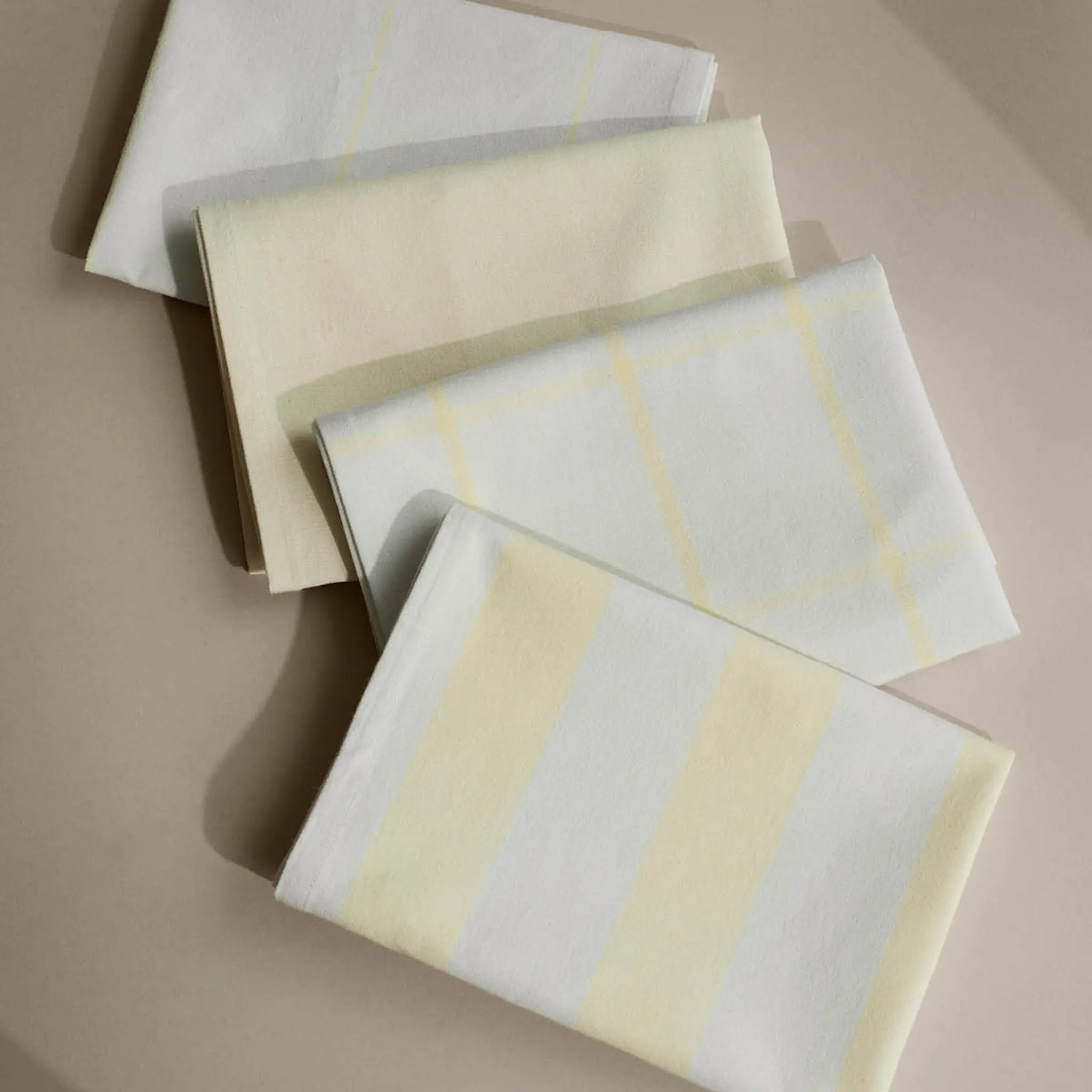 Blomus Taulo kökshandduk 70x50 cm 2-pack vit/gul