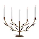 Grace adventsstake 5-armad antik mässing